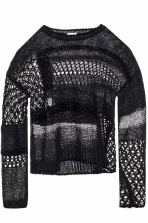 Sheer sweater with lurex thread, zdjęcie 1 Sheer sweater with lurex thread od Saint Laurent